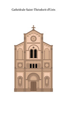 Cath&eacute;drale Saint-Th&eacute;odorit d'Uz&egrave;s, France