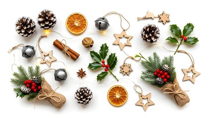 Christmas decoration, making process