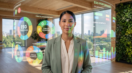 ESG Performance Leader Interpreting Circular Economy Data