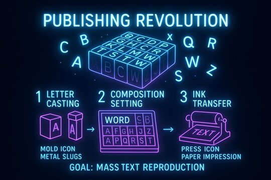 Publishing Revolution and Mass Text Reproduction Technology for History Graphics