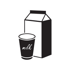 milk icon. Element of farming and garden icons. Premium quality graphic design icon. Signs, outline symbols collection icon for websites, web design, mobile app