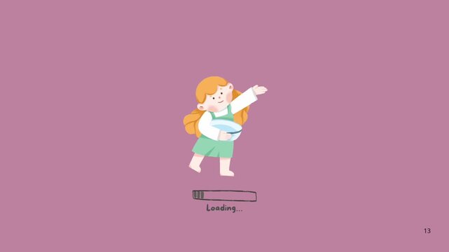 Child Loading Screen Animation