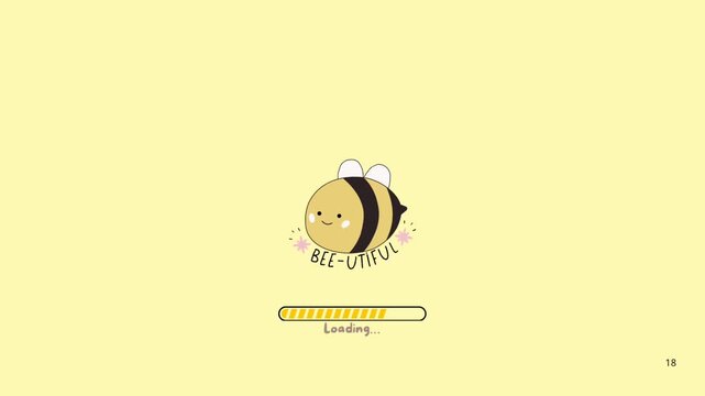 Bee Loading Screen Animation