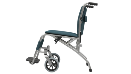 Isolated lightweight wheelchair, transport chair, medical equipment for personal mobility aid