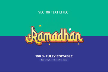 RAMADHAN TEXT EFFECT  © nadesain
