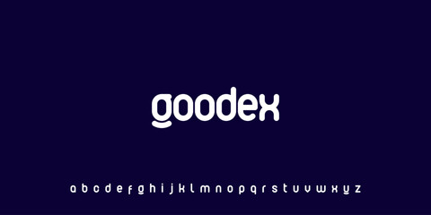 minimalist abstract alphabet font. Typography creative logo font. Vector illustration