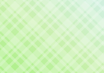 背景　グラデーションと白のチェック柄　緑