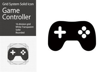 Game controller joystick icon, e-sports symbol © SUE