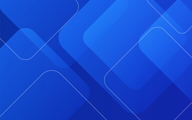 Abstract background with layered blue geometric shapes and smooth modern gradient style.