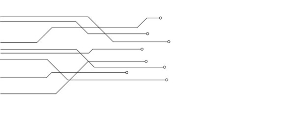 Abstract connecting lines and dots. network connection and global communication technology background