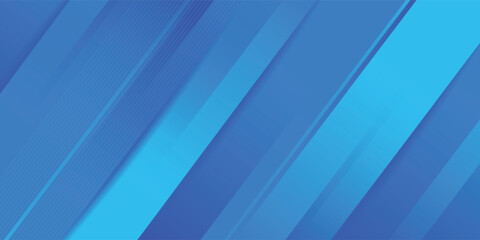 Obraz premium Abstract overlap blue 3D background. Simple papercut design pattern with shadow and light. Eps10 vector