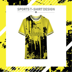 Soccer jersey design for sublimation. 
Abstract background with sport pattern.