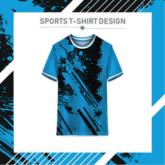 Soccer jersey design for sublimation. 
Abstract background with sport pattern.