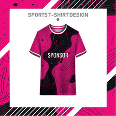 Soccer jersey design for sublimation. 
Abstract background with sport pattern.