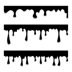 flat icon vector of dripping paint sheet