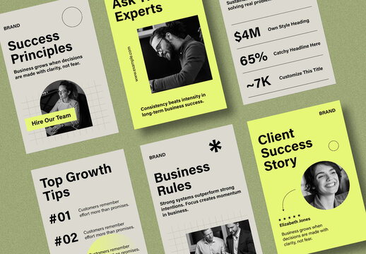 Modern Business Consulting Social Media Post Template