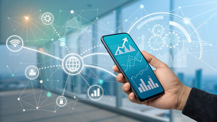 Analyzing global financial data on smartphone