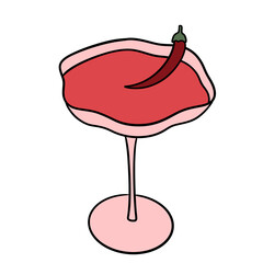 Chili martini