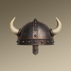 뿔 달린 고대 바이킹 헬멧 Ancient Viking Helmet with Horns