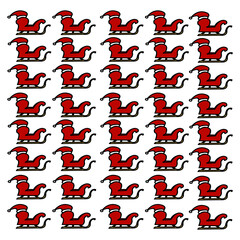 seamless pattern with hearts