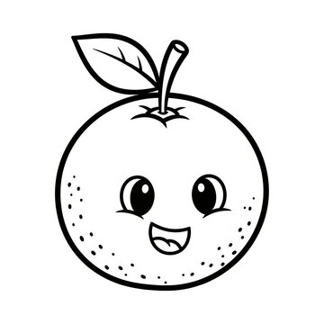 Orange catoon illustration 
