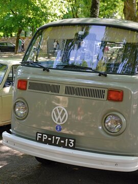 Volkswagen T2 van front parked outdoors
