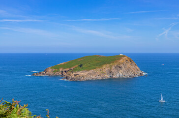 Coelleira Island in the Atlantic