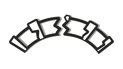 spider on white background