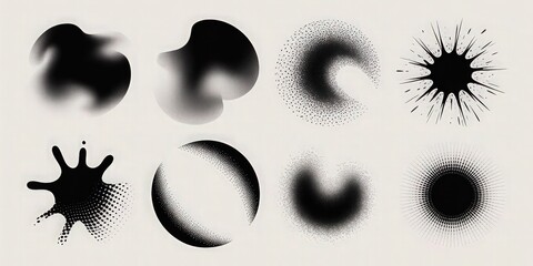 Dark Plastic Texture Typography Cover Background.