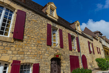 Stone buildings in Domme