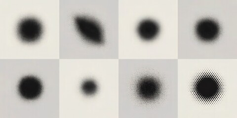 Wrinkled Plastic Abstract Black Texture.