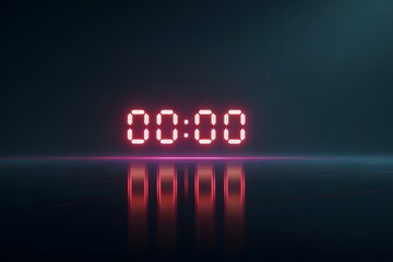 Floating Digital Timer Display