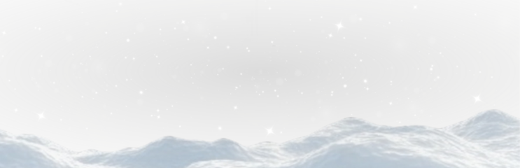 snowflakes isolated on white background.