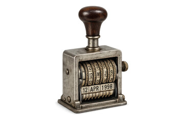 Date stamper displaying April 12, 1998 on a transparent background