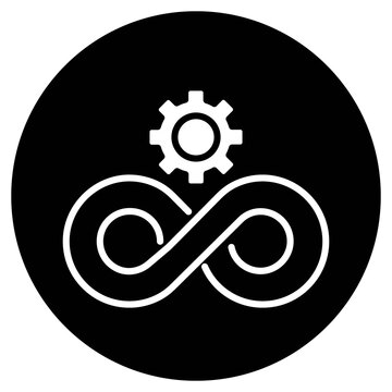 Devops Icon, DevOps Pipeline, Cloud Automation, Continuous Deployment, Infrastructure Management