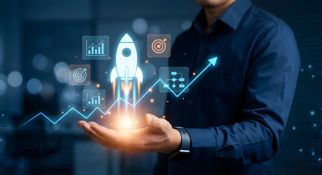 Innovative Business Growth with Digital Rocket Launch and Data Analytics - Powered by Adobe
