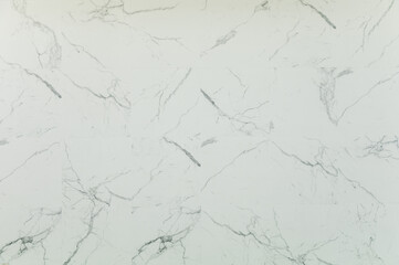 Elegant white marble tiled surface with grey veins