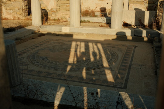 Archaeological Site of Delos Island, Greece