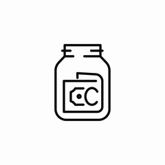 money saving jar icon sign vector © Hicran