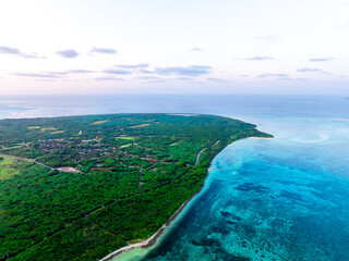 竹富島の朝焼け（沖縄県竹富町）
