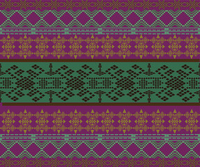 set of seamless pixels patterns