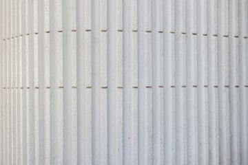 Exterior plaster curve wall pattern background
