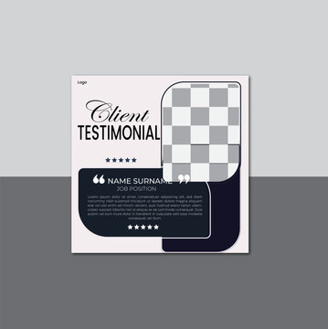 Client Testimonial design