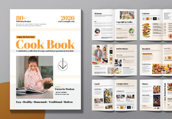Cookbook Template Layout