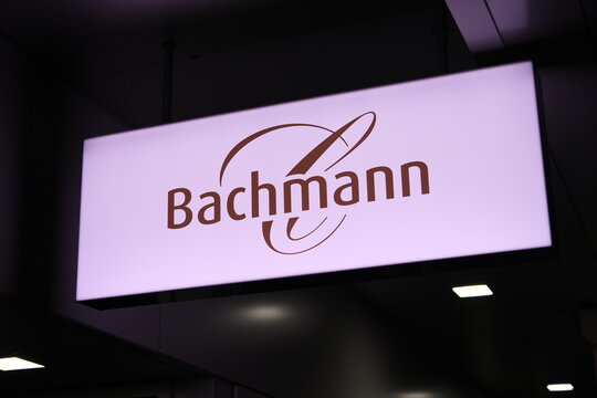 Luzern,Switzerland-Sep.30th 2025: Bachmann company brand logo 
