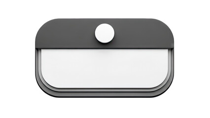 Minimalist Light Fixture Design on White Background