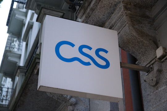 Luzern,Switzerland-Sep.30th 2025: CSS Versicherung company brand logo 