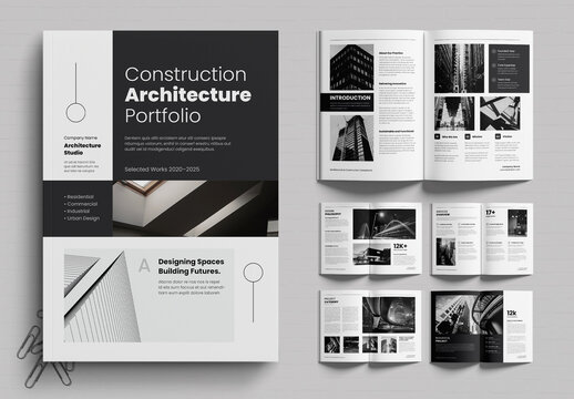 Construction Architecture portfolio Template