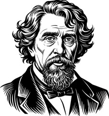 Charles Dickens Portrait