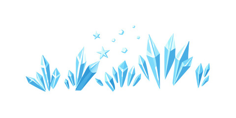 Blue crystal formations © NAHID 